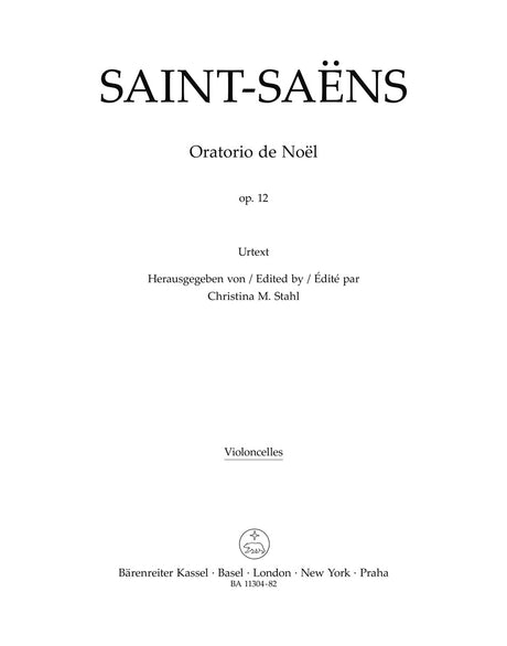 Saint-Saëns: Oratorio de Noël, Op. 12