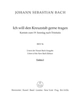 Bach: Ich will den Kreuzstab gerne tragen, BWV 56