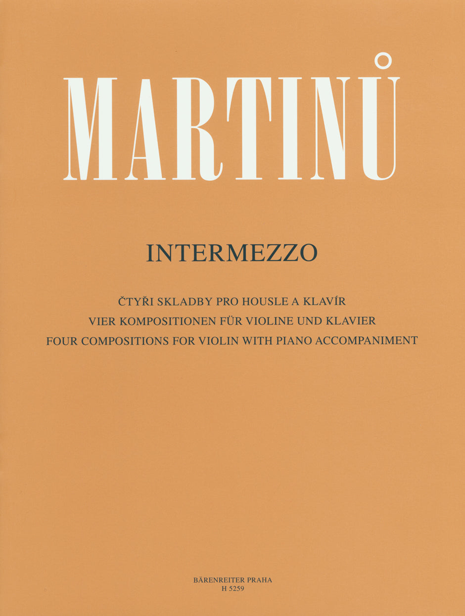 Martinů: Intermezzo