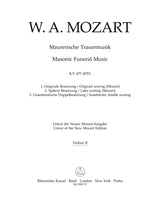 Mozart: Masonic Funeral Music, K. 477 (479a)