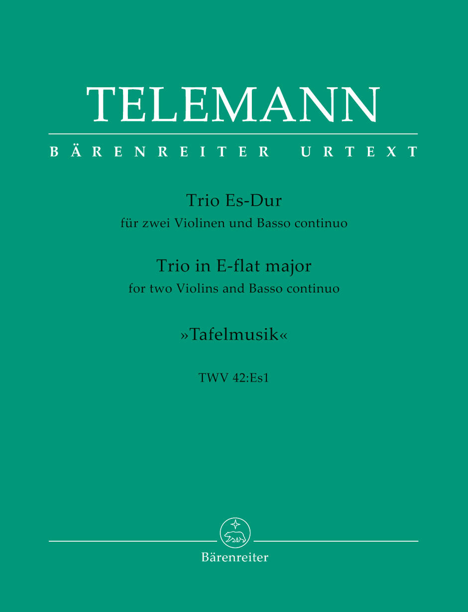 Telemann: Trio Sonata in E-flat Major, TWV 42:Es1