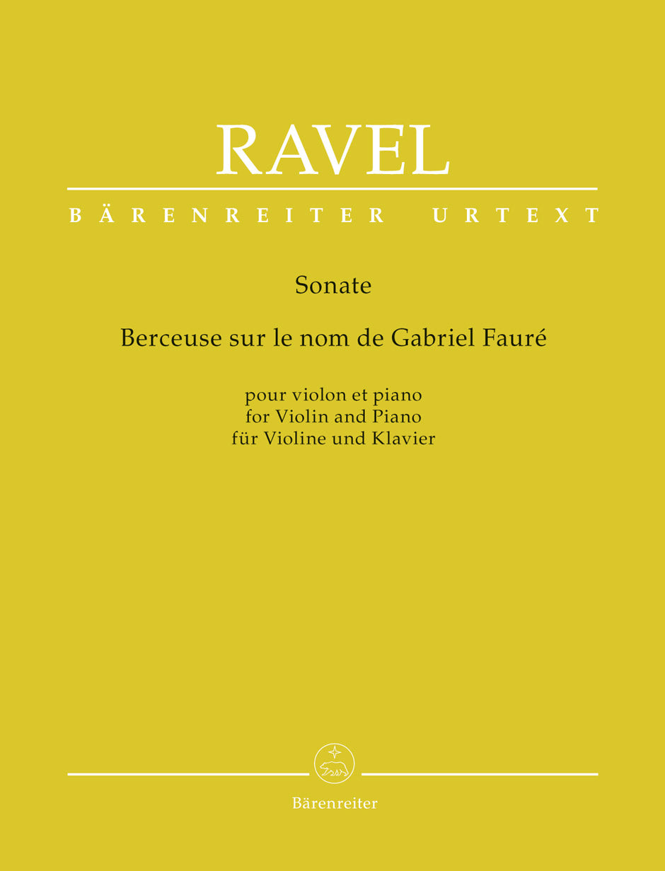 Ravel: Berceuse sur le nom de Fauré, M. 74