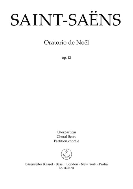 Saint-Saëns: Oratorio de Noël, Op. 12