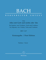 Bach: Alles mit Gott and nichts ohn' ihn, BWV 1127