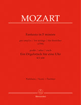 Mozart: Fantasia in F Minor, K. 608