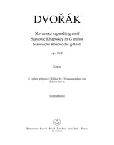 Dvořák: Slavonic Rhapsody in G Minor, B. 86, Op. 45, No. 2