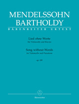 Mendelssohn: Song without Words, Op. 109