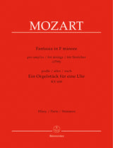 Mozart: Fantasia in F Minor, K. 608