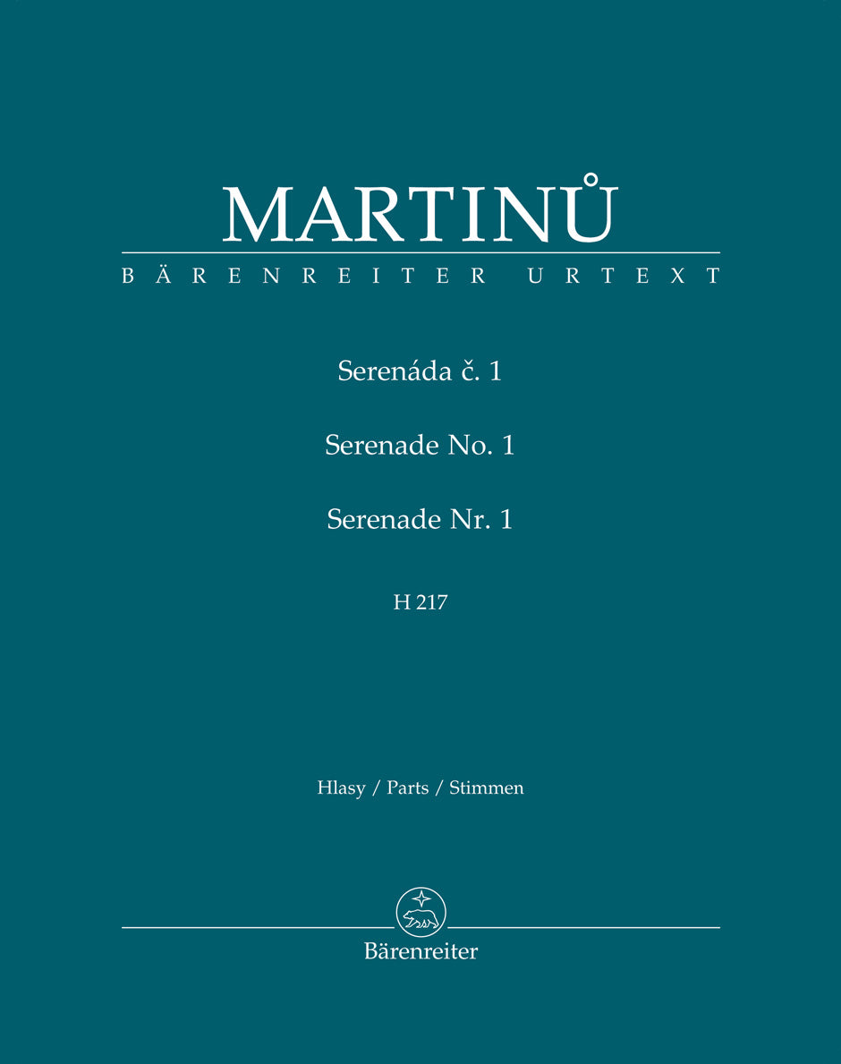 Martinů: Serenade No. 1, H. 217