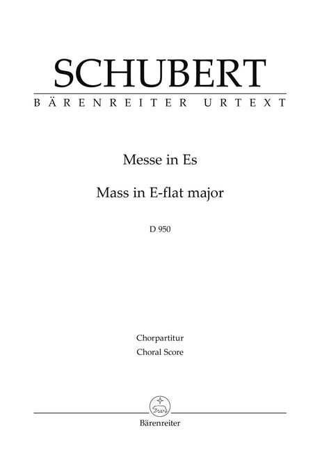 Schubert: Mass in E-flat Major, D 950