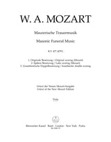 Mozart: Masonic Funeral Music, K. 477 (479a)