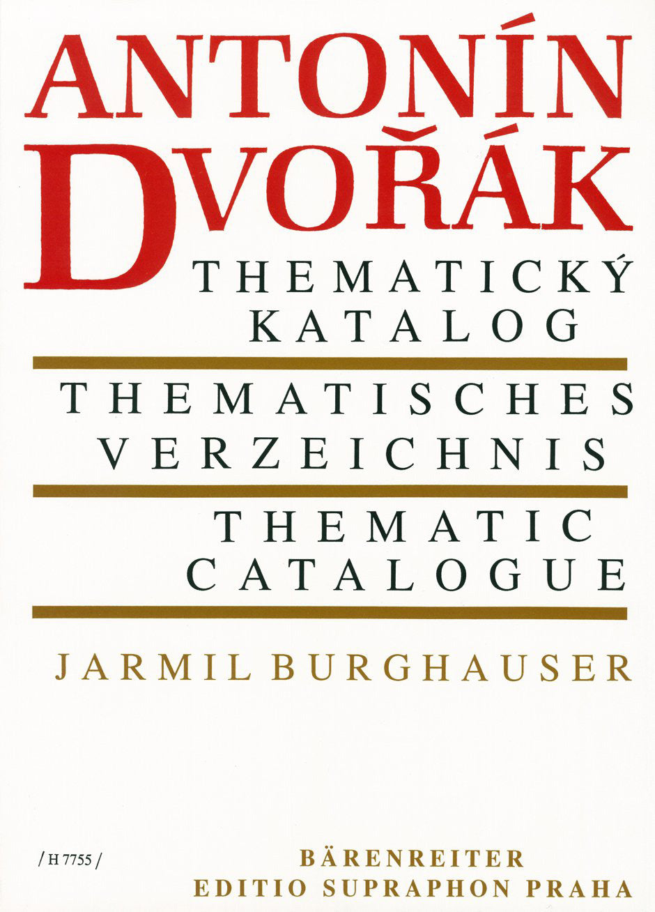 Dvořák: Thematic Catalog