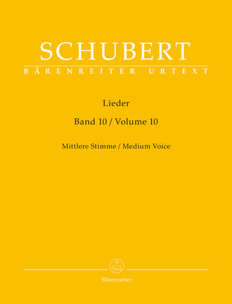 Schubert: Lieder - Volume 10