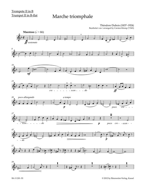 Dubois: Marche triomphale (arr. for organ & brass ensemble)