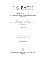 Bach: Triple Concerto for Harpsichord, Flute and Violin in A Minor, BWV 1044