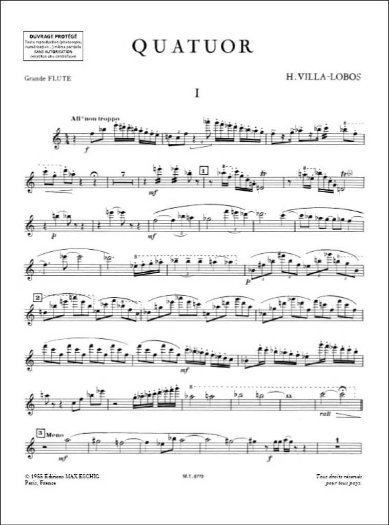 Villa-Lobos: Quartet for Flute, Oboe, Clarinet and Bassoon