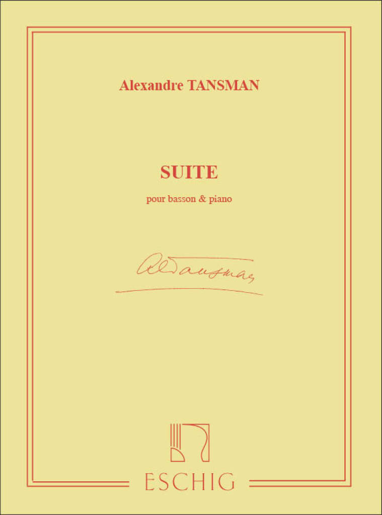 Tansman: Suite for Bassoon