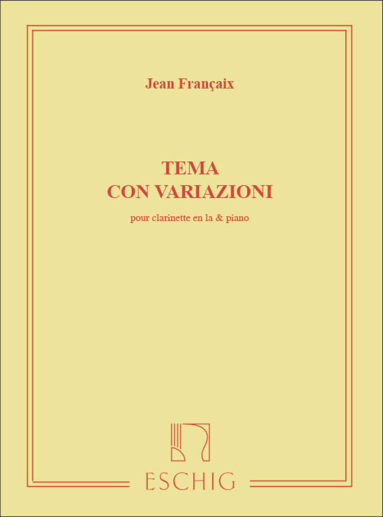 Françaix: Tema con Variazioni