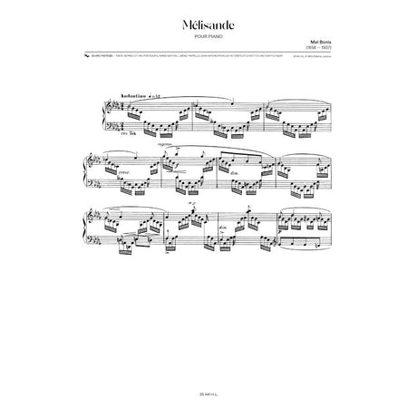 Bonis: Mélisande, Op. 109, No. 5