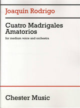 Rodrigo: Cuatro Madrigales Amatorios - Medium Voice