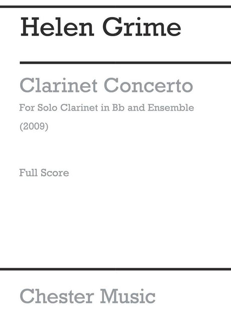 Grime: Clarinet Concerto