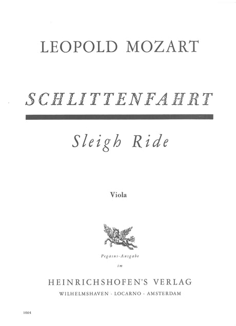 L. Mozart: Musikalische Schlittenfahrt - Musical Sleigh-Ride