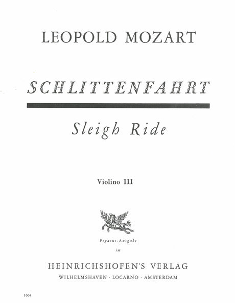 L. Mozart: Musikalische Schlittenfahrt - Musical Sleigh-Ride