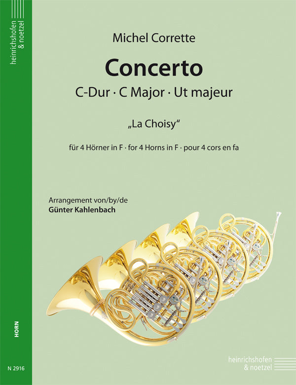 Corrette: "La Choisy" Concerto (arr. for 4 Horns)