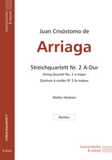 Arriaga: String Quartet No. 2 in A Major