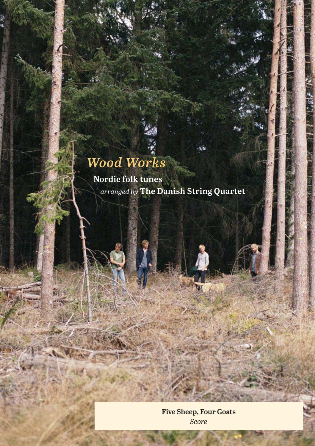 Wood Works - Five Sheep, Four Goats