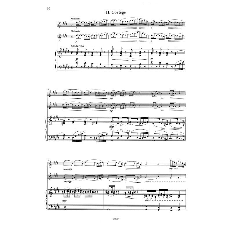 Debussy: Petite Suite (arr. for 2 flutes & piano)