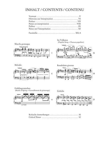 Sinding: 6 Piano Pieces, Op. 32