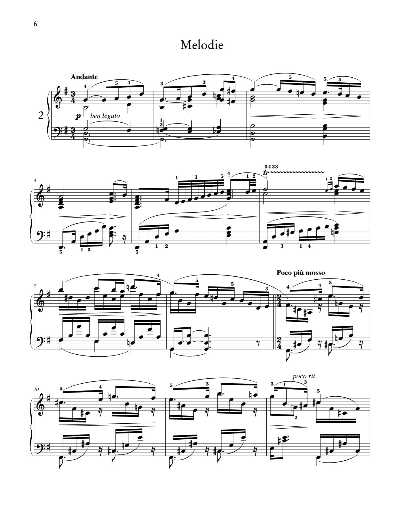 Sinding: 6 Piano Pieces, Op. 32 – Ficks Music