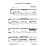 Tárrega: Recuerdos de la Alhambra (arr. for piano)