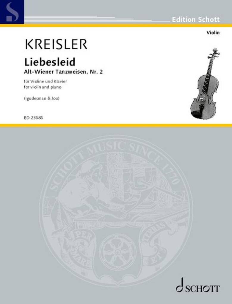 Kreisler: Liebeslied (arr. for violin & piano)