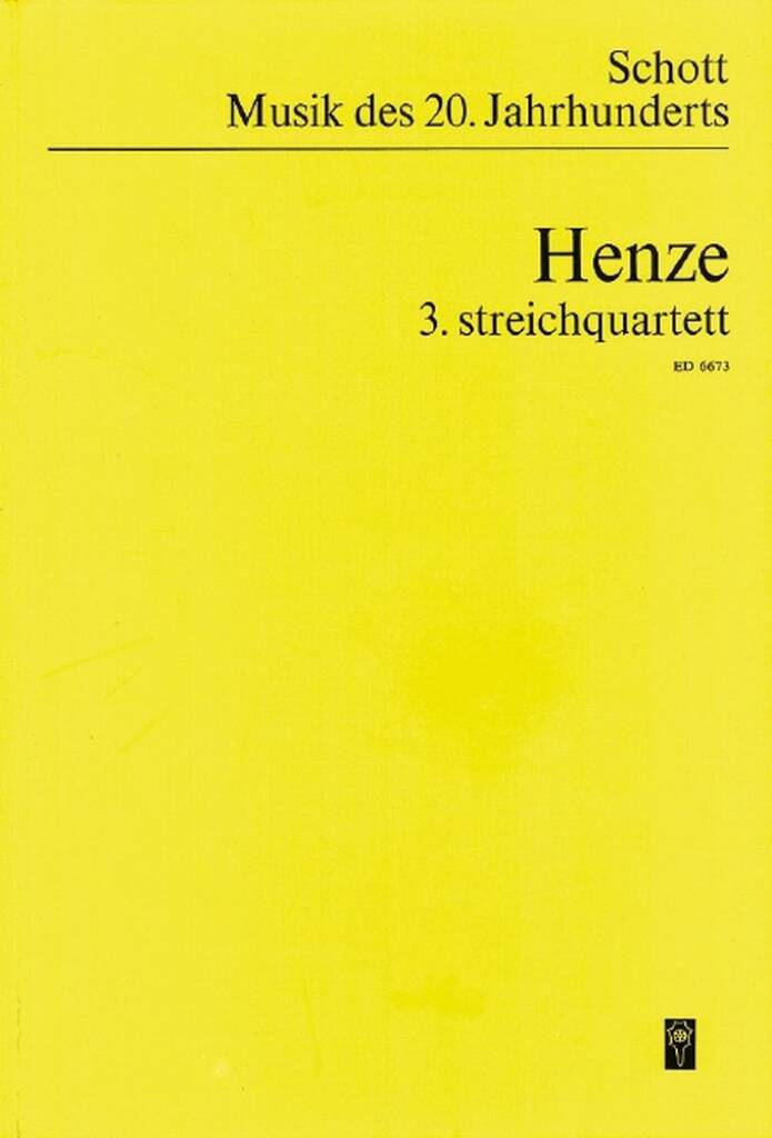 Henze: String Quartet No. 3