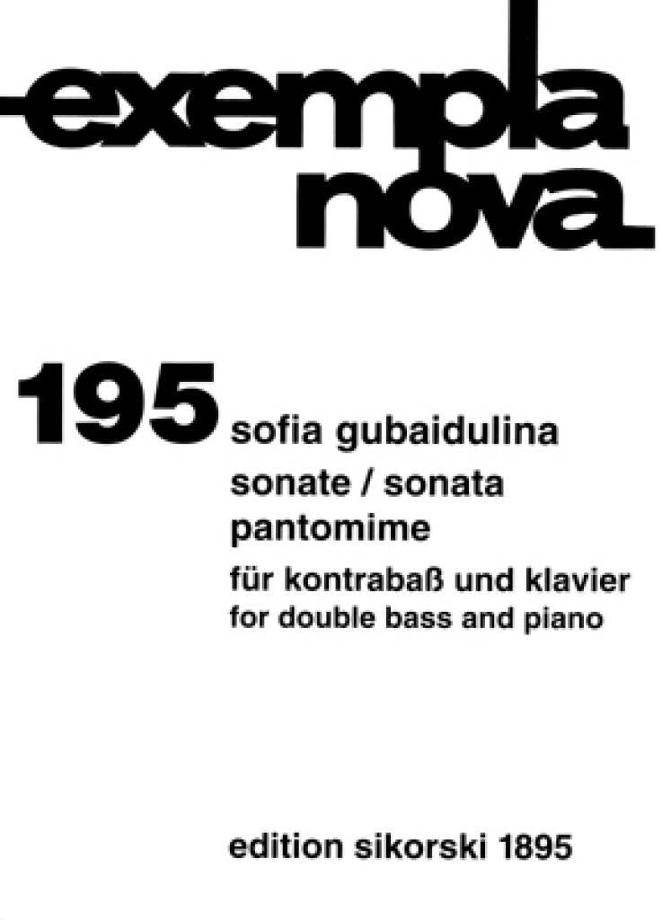 Gubaidulina: Double Bass Sonata / Pantomime