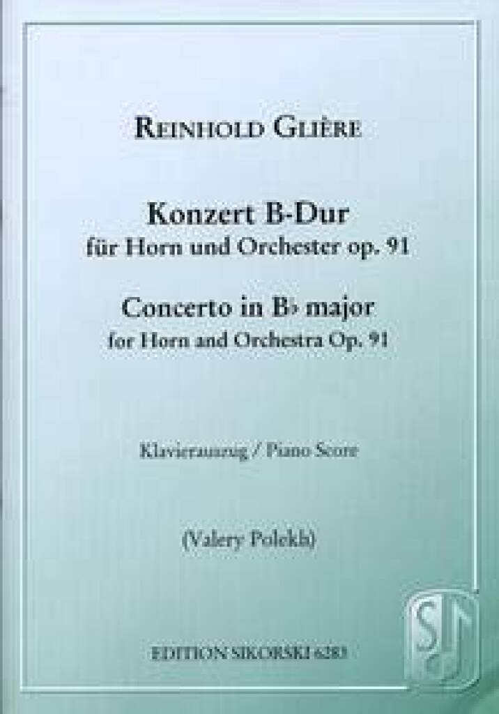 Gliere: Horn Concerto in B-flat Major, Op. 91