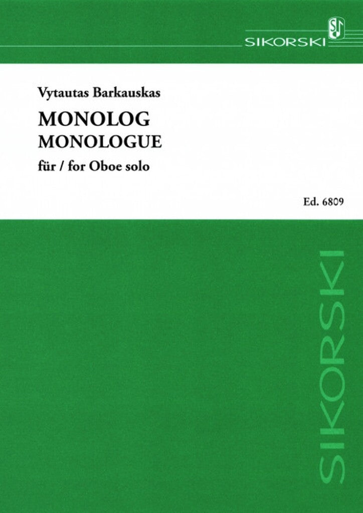 Barkauskas: Monolog