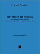 Poulenc: Sept répons des ténèbres