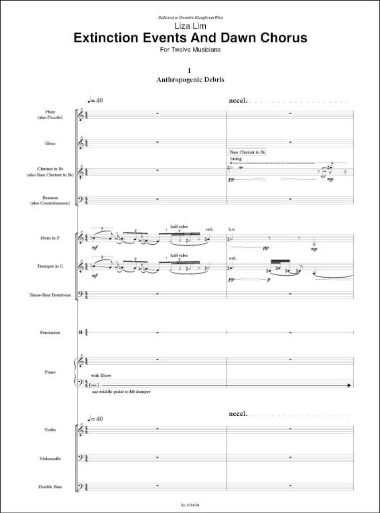 Lim: Extinction Events and Dawn Chorus