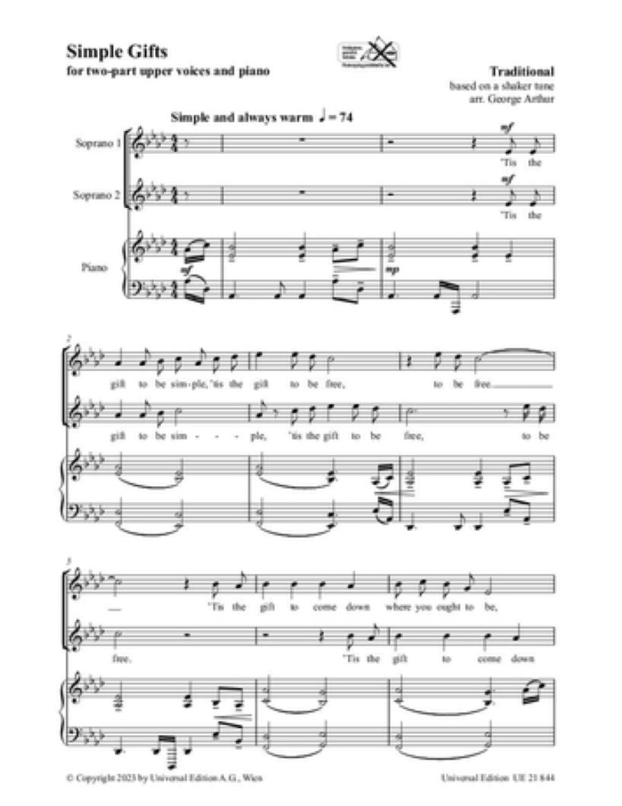 Free Lead Sheet - Simple Gifts  Simple gifts, Lead sheet, Sheet