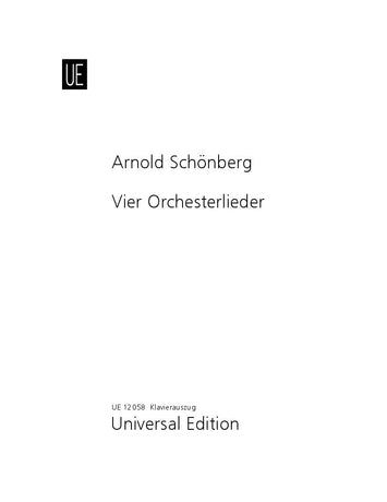 Schoenberg: 4 Lieder, Op. 22