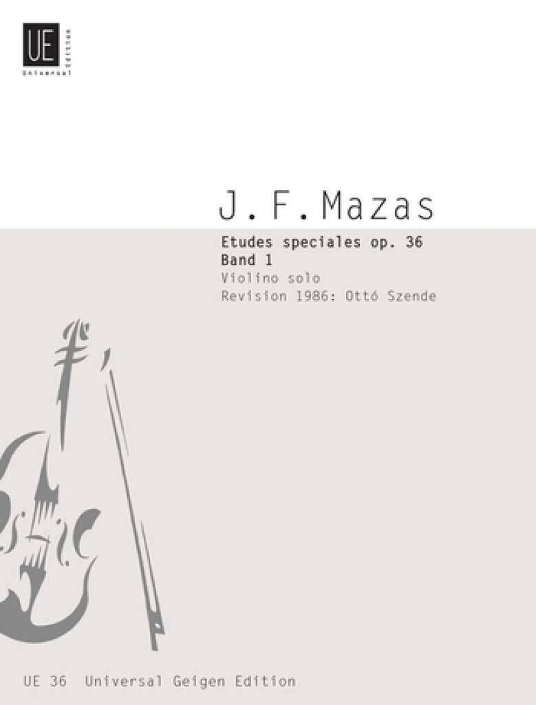 Mazas: Études spéciales, Op. 36 - Volume 1