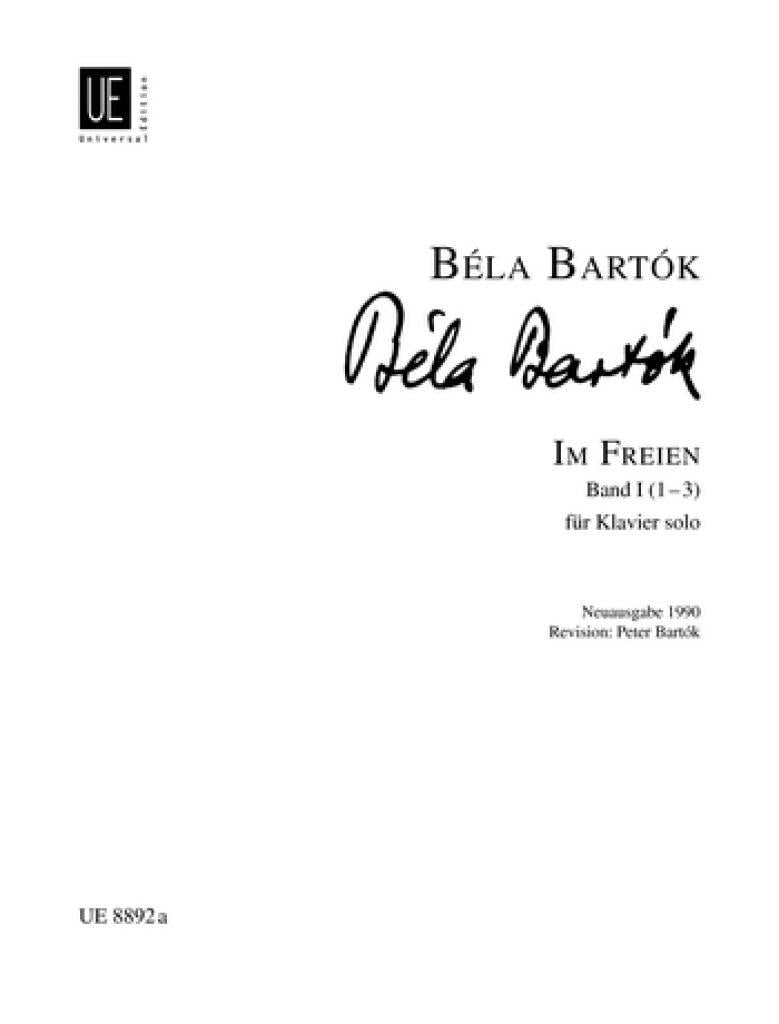 Bartók: Out of Doors, BB 89 - Volume 1 (Nos. 1-3)