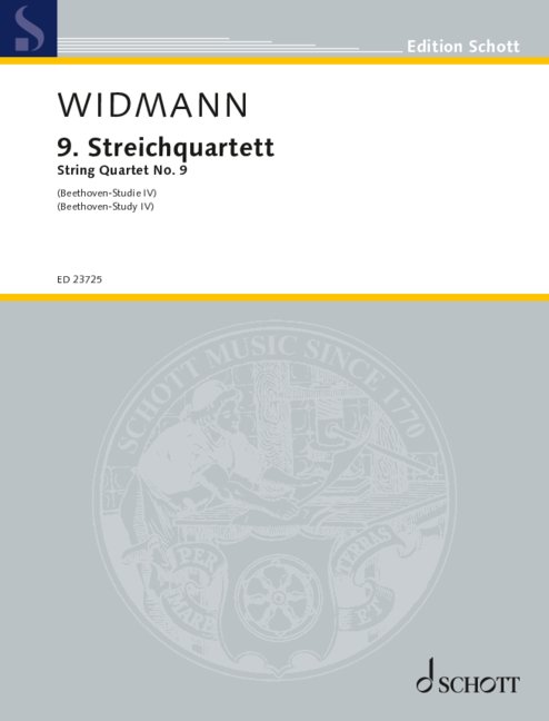 Widmann: String Quartet No. 9