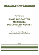 Nørgård: Singe Die Gärten (Version for Choir, Harp, & Cello)