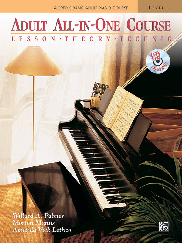 Alfred's Basic Adult All-in-One Piano Course - Level 1