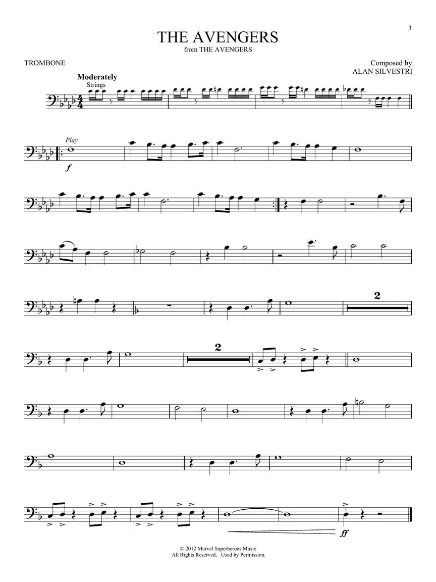 Superhero Themes Instrumental Play-Along for Trombone