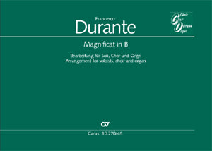 Durante: Magnificat in B-flat Major (arr. for choir & organ)